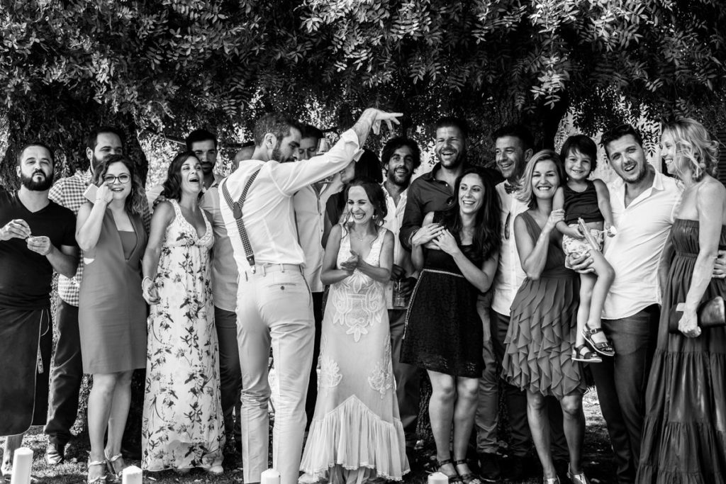 fotografia de grupo en bodas